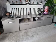 Media cabinet grey for sale  CONGLETON