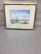 Beach painting watercolor for sale  Stem