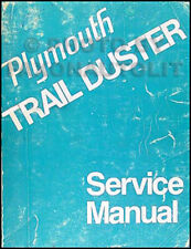 1974 Plymouth Trail Duster Shop Manual Serviço de Reparo Livro Base para 1975-1976 comprar usado  Enviando para Brazil