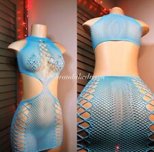 Blue fishnet dress for sale  Nashville