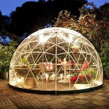 Barraca cúpula casa bolha jardim iglu 12 pés transparente geodésica quintal Igloo tenda, usado comprar usado  Enviando para Brazil