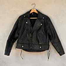 LANGLITZ Oregon Black Motorcycle Jacket Vintage  for sale  Shipping to South Africa