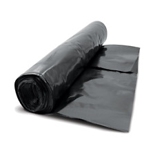 DPM Damp Proof Membrane 300MU Black Polythene Sheeting Plastic Sheet 4m Wide for sale  Shipping to South Africa