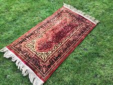 Vintage Style Small Persian Turkish  Rug carpet Red Mix Colours Soft Touch for sale  Shipping to South Africa