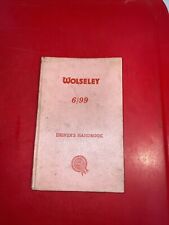 Wolseley owners instruction for sale  OXFORD