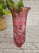 Pink cranberry glass for sale  UK