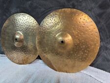 Conjunto raro de pratos Sabian HH 14" leopardo hi hat. 1710/1240 gramas. Excelente!, usado comprar usado  Enviando para Brazil