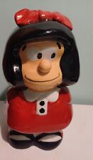 Usado, RARE Mafalda Statua CERAMICA Pubblicità Fumetti con Fori Portafiori h 26cm segunda mano  Embacar hacia Argentina