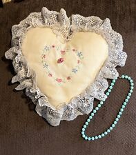 Beautiful embroidered heart for sale  Texarkana