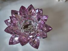 Teelichthalter kristall lotusb gebraucht kaufen  Quierschied