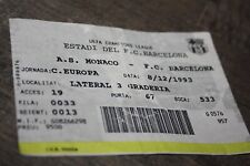 Ticket monaco barcelona d'occasion  Jujurieux