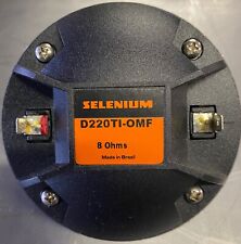Usado, Driver de compressão Selenium D220Ti-OMF-8 1" buzina de titânio 8 ohms 2/3 parafusos comprar usado  Enviando para Brazil
