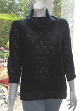 Pull noir maille d'occasion  Montigny-le-Bretonneux