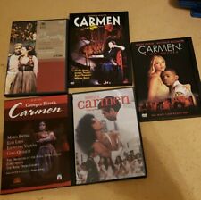 Lote de 5 DVDs Bizet's Carmen 1978 1984 1989 1991 2001 MTV Beyoncé Hip Hop Opera comprar usado  Enviando para Brazil