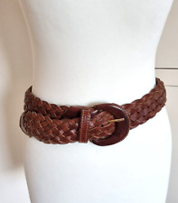 Tan leather belt for sale  Shipping to Ireland
