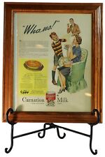 Vintage framed carnation for sale  Wabash
