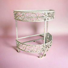 white glass console table for sale  EASTBOURNE