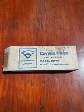 Cerwin Vega DB-10B Bass Turbocharger Booster   for sale  Shipping to South Africa