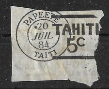 556 tahiti 1884 usato  Italia