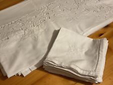 Vintage white cutwork for sale  EASTLEIGH