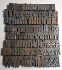 Letterpress wood type for sale  SALTBURN-BY-THE-SEA