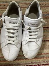 Lacoste white leather for sale  Manchester