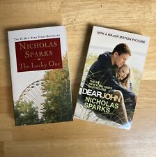 2 livros de brochura de Nicholas Sparks Dear John & The Lucky One comprar usado  Enviando para Brazil