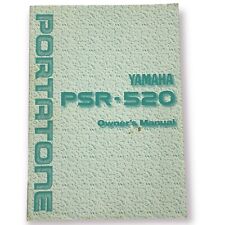 Teclado Yamaha Portatone PSR-520 manual do proprietário, usado comprar usado  Enviando para Brazil