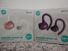 IFROGZ AIRTIME SPORT SE WIRELESS EARBUDS PURPLE OR BROWN & WHITE CHOICE for sale  Shipping to South Africa