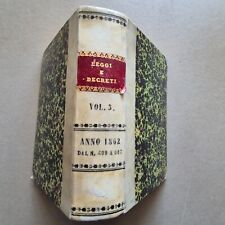 1862 volume terzo usato  Italia
