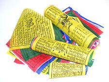 25 tibetische Gebetsfahnen 16cm x 14cm Länge 4m  Nepal prayer flags Himalaya comprar usado  Enviando para Brazil