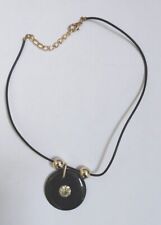 Halskette schwarz goldfarben gebraucht kaufen  Deutschland