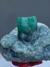 Natural Emerald Crystal With Matrix From Swat Pakistan, 30 CT Mineral Specimen, used for sale  Shipping to South Africa