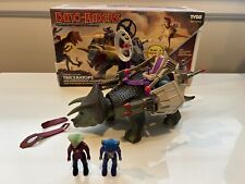 Used, Dino Riders Triceratops TYCO 1988 Complete w/ Armor, Figures - Tested & WORKING for sale  Shipping to South Africa