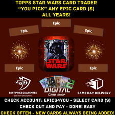 Topps Star Wars Card Trader TY WYBIERASZ DOWOLNY EPIC Wszystkie lata Rey Ahsoka Padme Bix Jyn na sprzedaż  Wysyłka do Poland