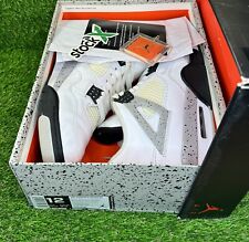 Lote Nike Air Jordan 4 cimento branco 2016 OG retrô IV tamanho 12 840606-192 VNDS LOOK, usado comprar usado  Enviando para Brazil