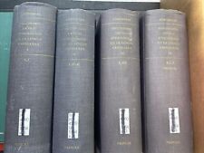Diccionario crítico etimológico de la lengua castellana 1954 conjunto de 4 volúmenes, usado segunda mano  Embacar hacia Argentina