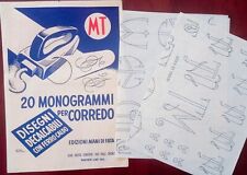 Vintage monogrammi per usato  Novara