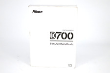 Nikon bedienungsanleitung d700 gebraucht kaufen  Landshut