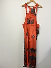 Orange dungarees hippie for sale  PLYMOUTH