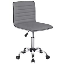 grey leather desk chair for sale  USA