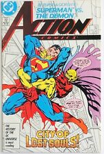 Action Comics #587 (1987) Superman Teams Up with Two Different Demons/Etrigans for sale  Shipping to South Africa