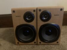 Altavoces de 2 vías para estantería estéreo de alta fidelidad Sony SS-CCP11, madera de playa probada + funcionando segunda mano  Embacar hacia Argentina