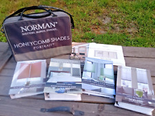 NORMAN HONEYCOMB BLINDS SHUTTERS SHADES HOME SALESMAN TRAVEL KIT SAMPLES BAG for sale  Shipping to South Africa