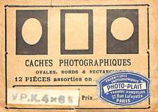 Antique photographic cache d'occasion  Expédié en Belgium