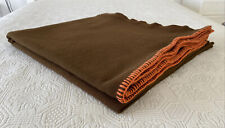 Cobertor de lã marrom pura grande queen/king 250 cm x 235 cm Annie’s Heart Series, usado comprar usado  Enviando para Brazil