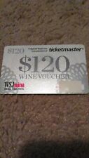 wsj wine gift card $120 wine voucher for sale  Greenville