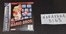 Super Mario Bros. NES Classics Gameboy Advance GBA - Aust Release na caixa  comprar usado  Enviando para Brazil