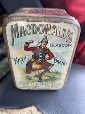 Mcdonald tobacco tin for sale  CHESTERFIELD