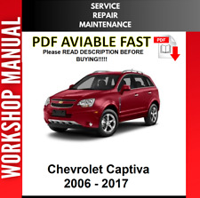 MANUAL DE OFICINA DE REPARO DE SERVIÇO CHEVROLET CAPTIVA 2011 2012 2013 2014 2015 comprar usado  Enviando para Brazil